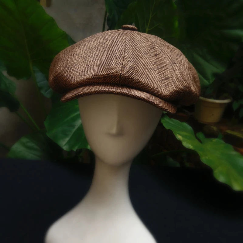 Retro British Newsboy cap Men and women