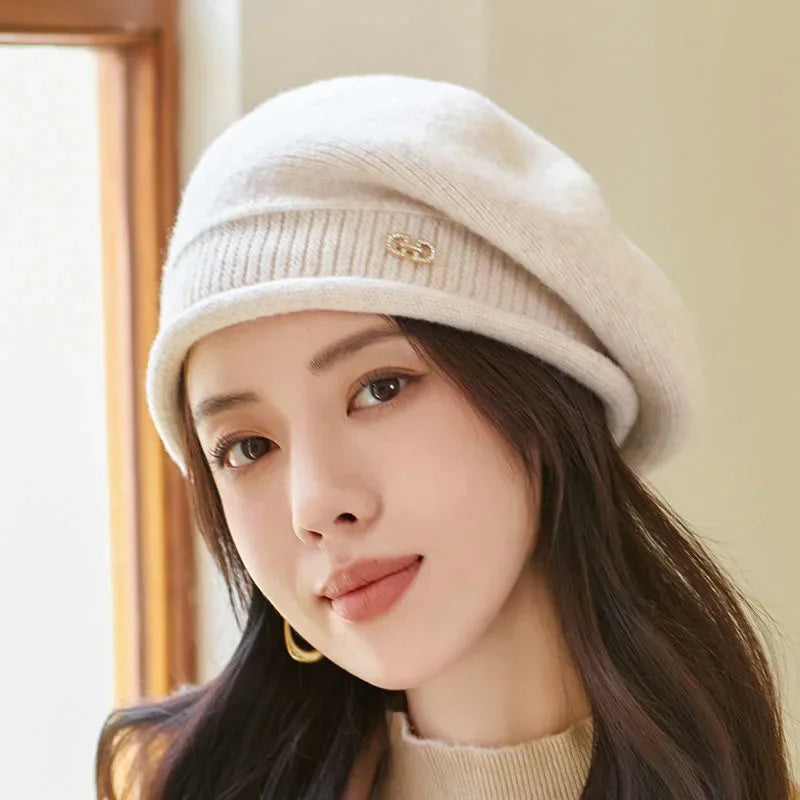 Women's Stretchy Fleece Beanie Hat