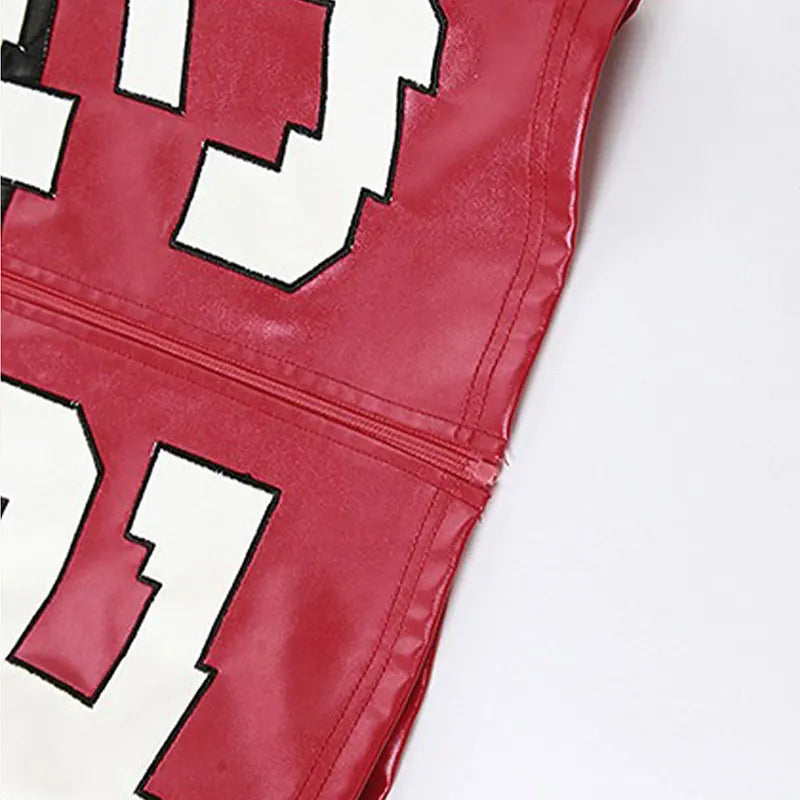Women Crop Coat Leather Jacket