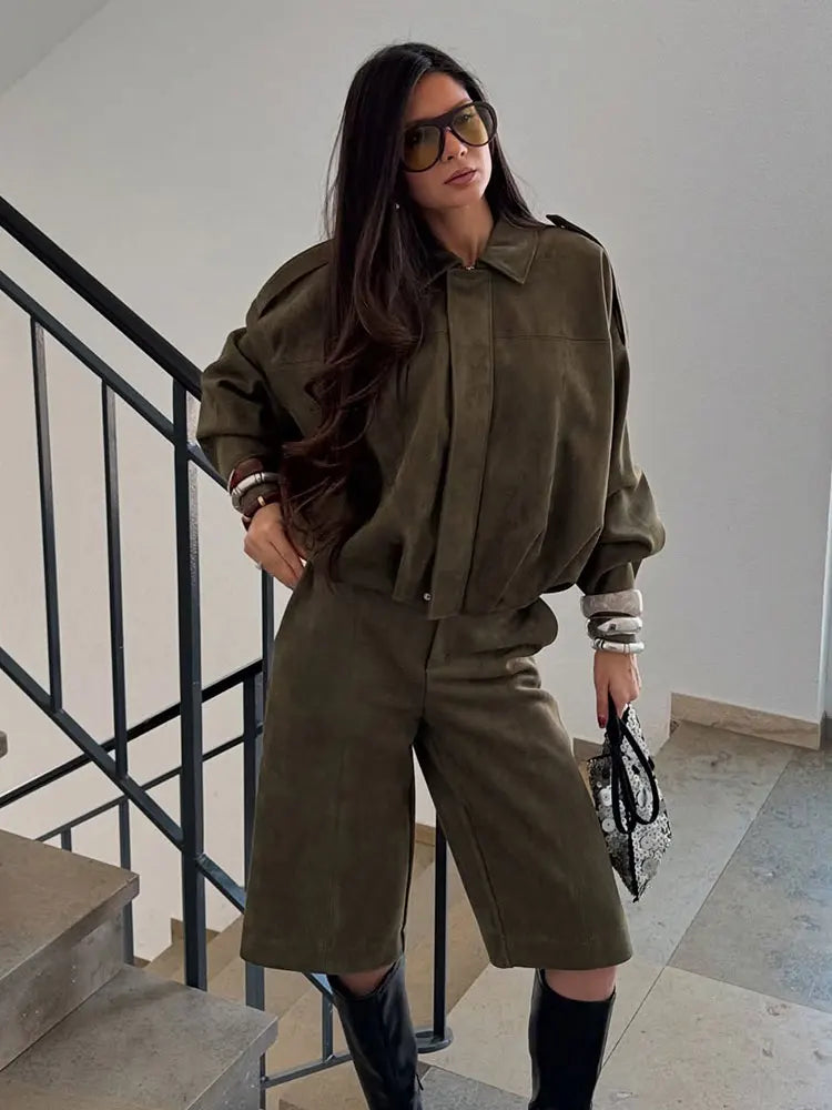 Long Sleeve Jackets Vintage Lady Motorcycle Outwears
