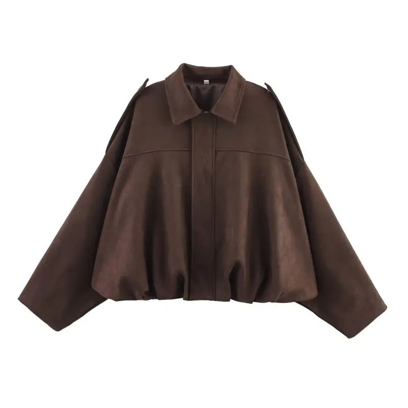 Long Sleeve Jackets Vintage Lady Motorcycle Outwears