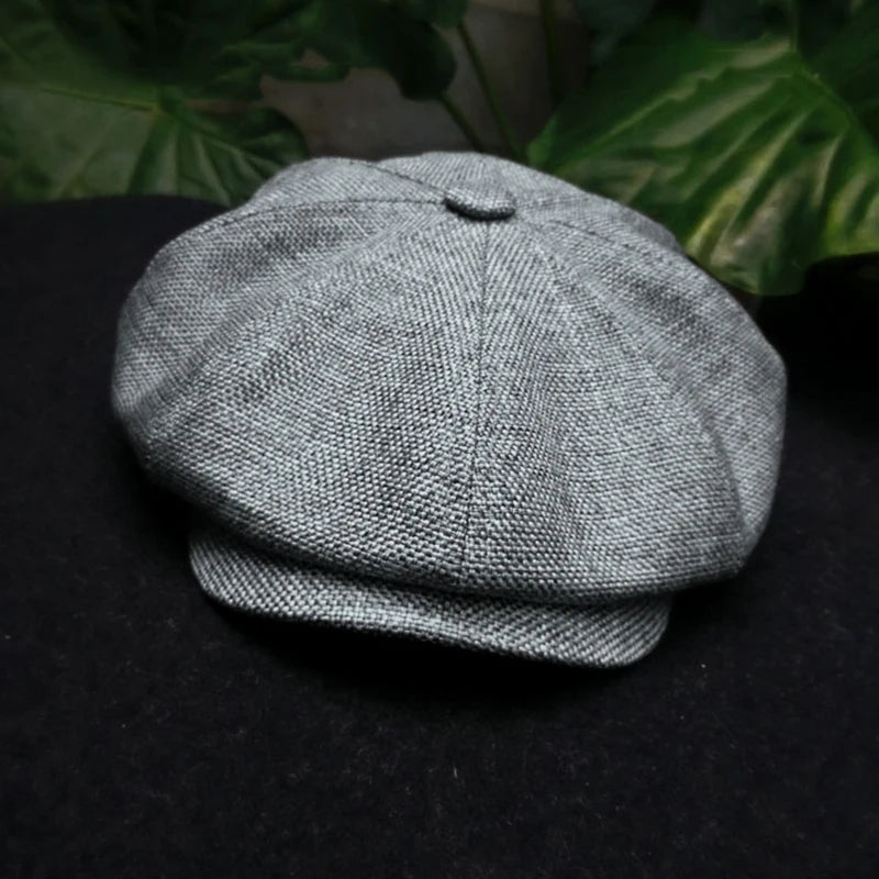 Retro British Newsboy cap Men and women