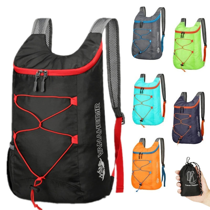 Multifunctional Outdoor Folding Backpack  Sports Bag for Camping Hiking Travel