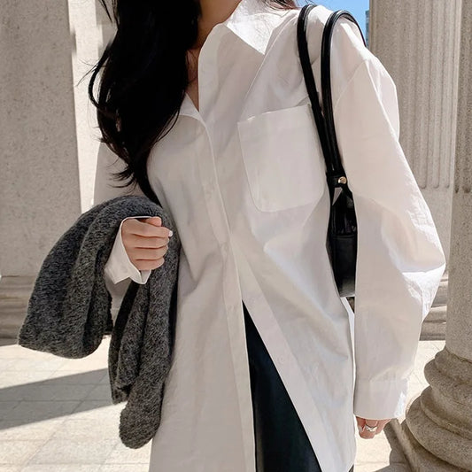 Elegant Casual Long Sleeve Women Shirt