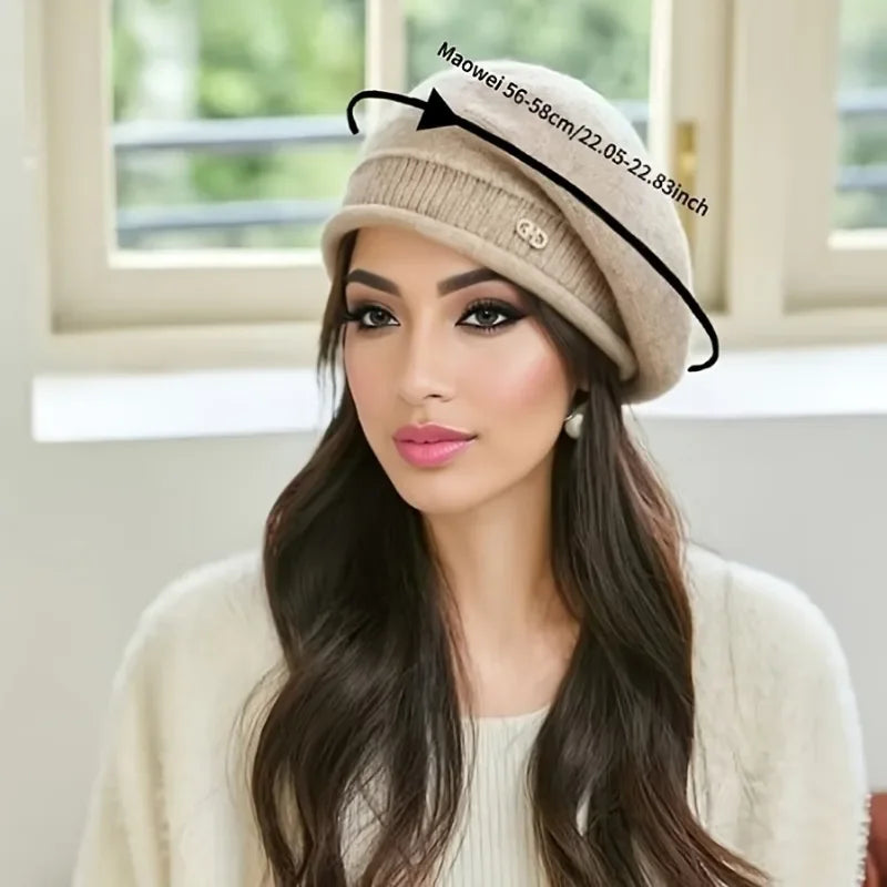 Women's Stretchy Fleece Beanie Hat