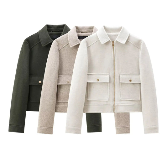 Women's Zipper Jacket Coat