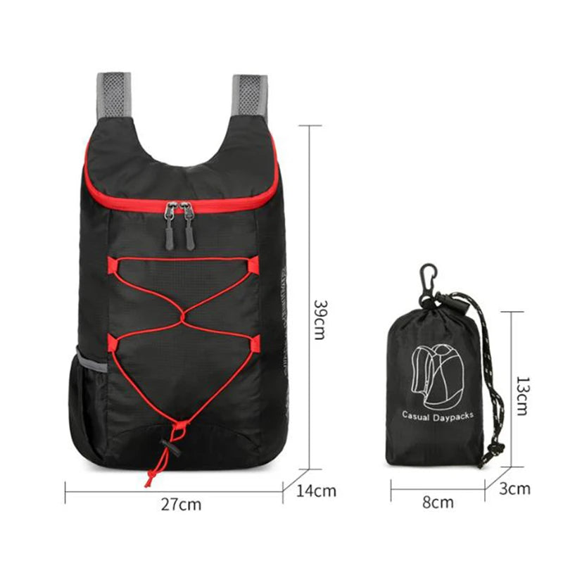 Multifunctional Outdoor Folding Backpack  Sports Bag for Camping Hiking Travel