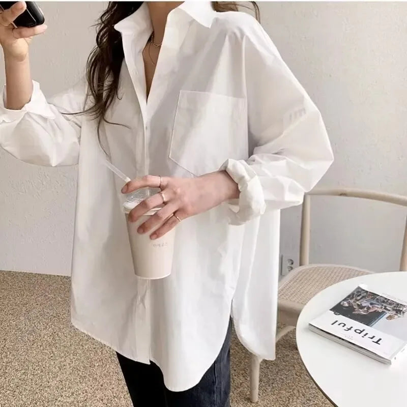 Elegant Casual Long Sleeve Women Shirt