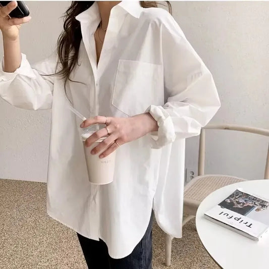 Elegant Casual Long Sleeve Women Shirt