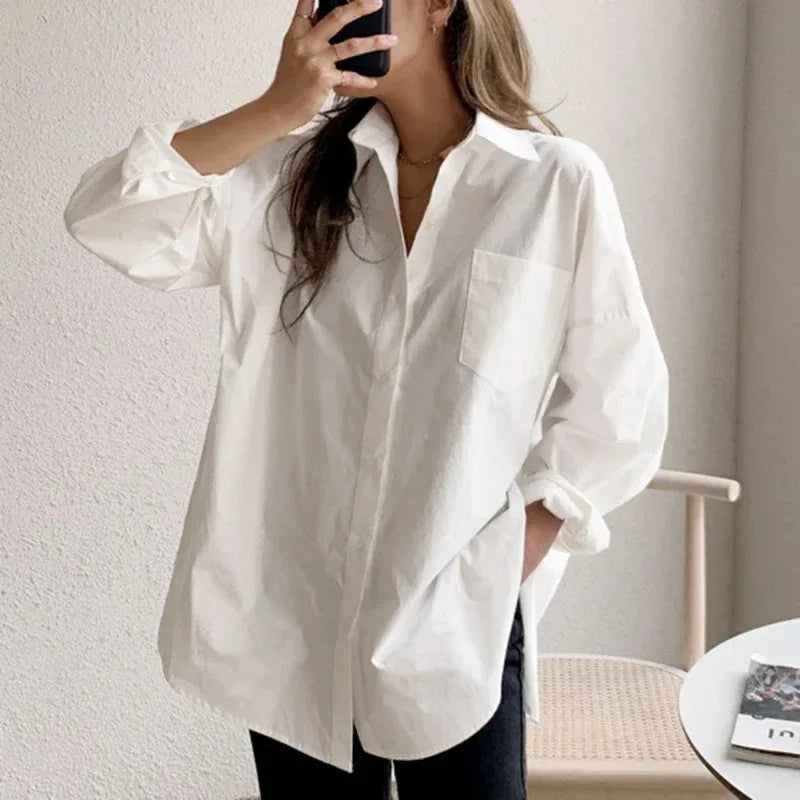 Elegant Casual Long Sleeve Women Shirt