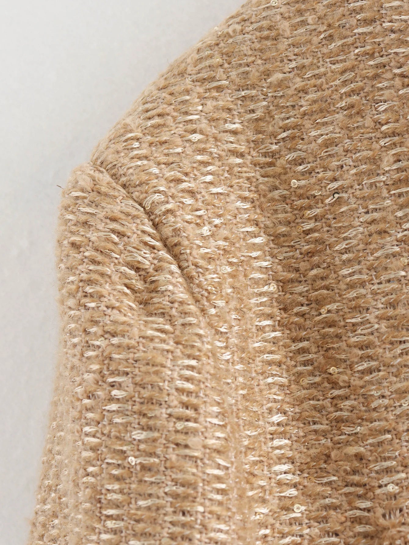 Chic Female Tweed Basic Jacket Coat